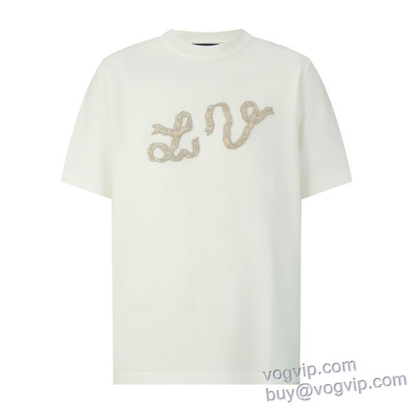 2025お買い得セール ルイ ヴィトン LOUIS VUITTON 半袖Tシャツ LV220 スーパーコピーブランド 大好評