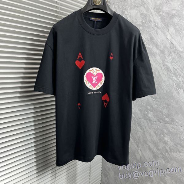 2025爆買いセール ルイ ヴィトン LOUIS VUITTON 半袖Tシャツ セール中 2色可選 LV224 コピー 商品 販売