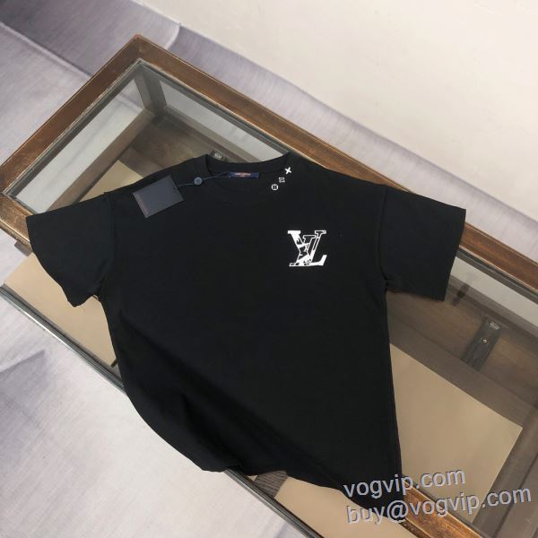 2025春夏季新作 ルイ ヴィトン コピーブランド 半袖Tシャツ 2色可選 LV236 争奪戦必至