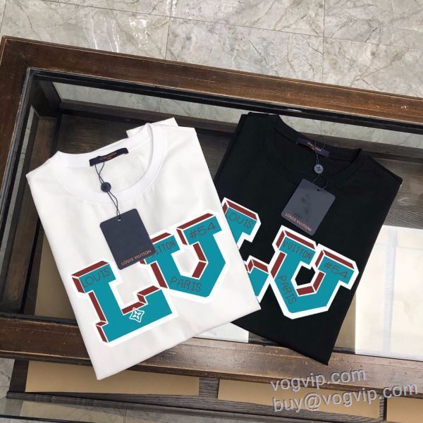 実用性に溢れるアイテム 半袖Tシャツ 2色可選 ルイ ヴィトン スーパーコピー 2025春夏季新作 LV238