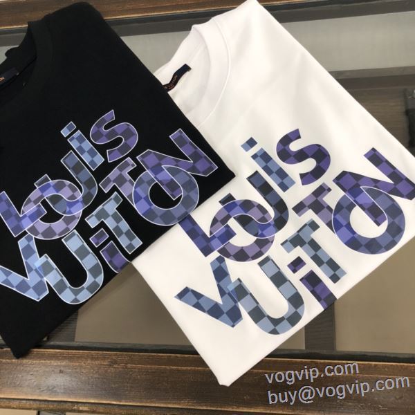 2025高級品 通販 ルイ ヴィトン ブランドコピー 大人気アイテム！入手困難 半袖Tシャツ 2色可選 LV240