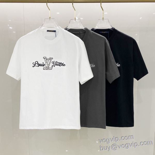 LOUIS VUITTON ブランドコピー 2025高級品 通販 ルイ ヴィトン 半袖Tシャツ 3色可選 LV241 シックスタイルに活躍