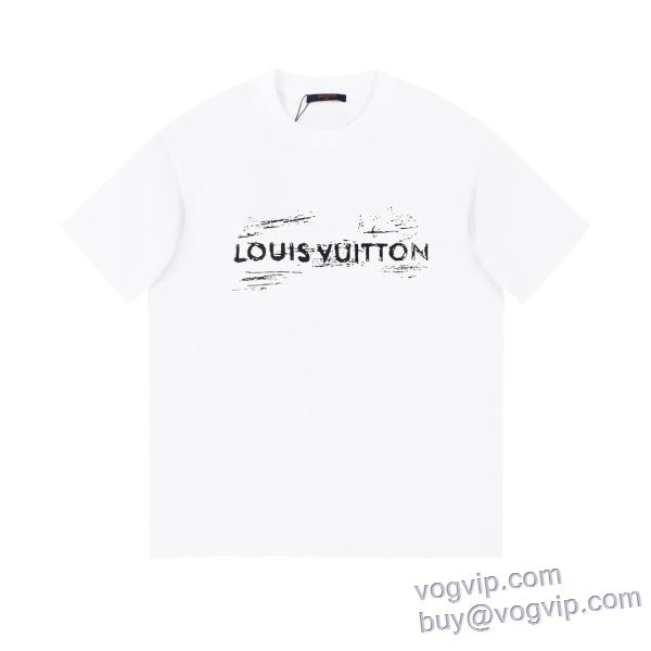 2025驚きの破格値セール スーパーコピー n級品 ルイ ヴィトン LOUIS VUITTON 半袖Tシャツ LV256 完成度の高い逸品