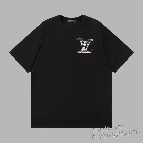 ルイ ヴィトン LOUIS VUITTON 2025品質保証定番人気 高品質なスーパーコピー商品 半袖Tシャツ 2色可選 LV266 人気 ランキング