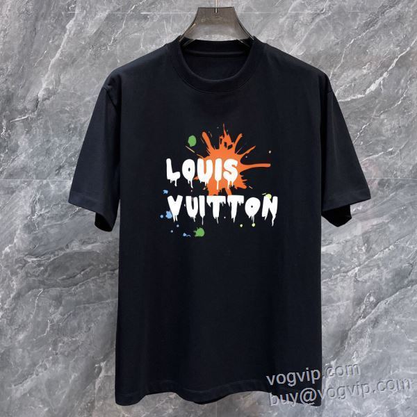 2025限定セール低価 ルイ ヴィトン LOUIS VUITTON 超限定即完売 半袖Tシャツ 2色可選 LV279 ブランドコピー