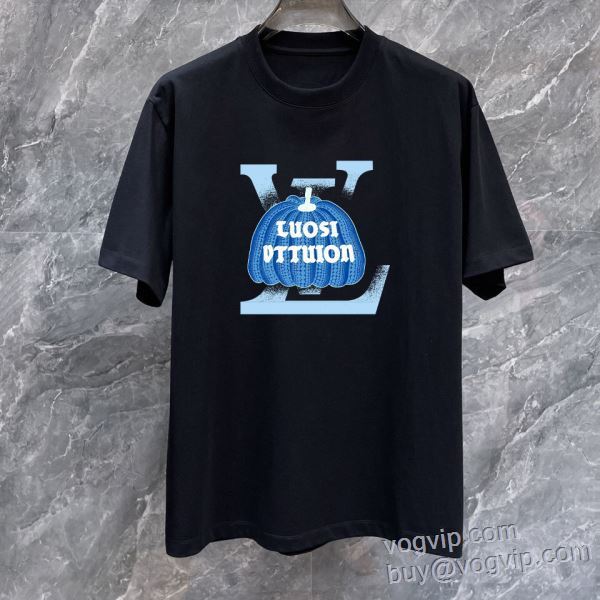 偽物ブランド 2025新作入荷格安 ルイ ヴィトン LOUIS VUITTON 人気激売れ 半袖Tシャツ 2色可選 LV287
