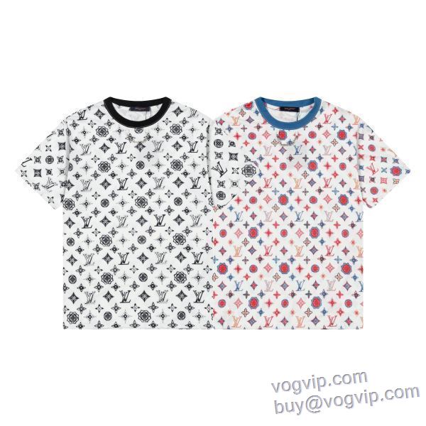 大人気☆NEW!!  ルイ ヴィトン LOUIS VUITTON 半袖Tシャツ 2色可選 人気スーパーコピーブランド 2025年モデル入荷 LV298