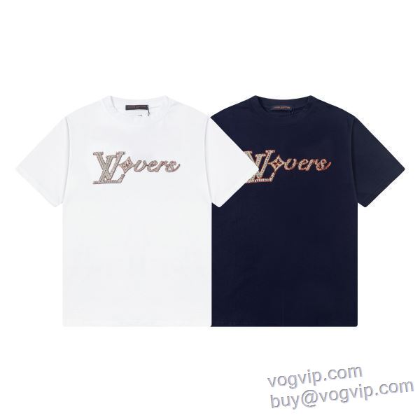 ルイ ヴィトン LOUIS VUITTON 最高N級ブランドコピー 2025最新入荷 半袖Tシャツ 2色可選 LV299 SALE!今季