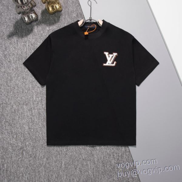 ルイ ヴィトン LOUIS VUITTON ブランドコピー 2025爆買い低価 半袖Tシャツ 3色可選 LV319 耐久性に優れ