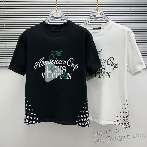 人気 ランキング 半袖Tシャツ 2色可選 ルイ ヴィトン LOUIS VUITTON 偽物ブランド 2025爆買い新作 LV326
