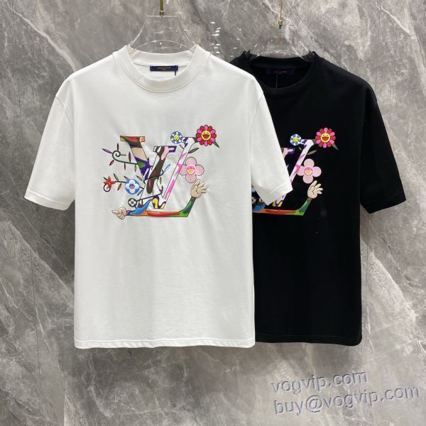 ルイ ヴィトン LOUIS VUITTON 2025高品質 半袖Tシャツ 2色可選 LV331 ブランドコピー代引き専門店 魅力的