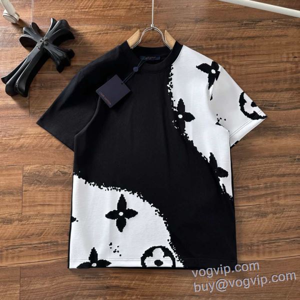 半袖Tシャツ 2色可選 ルイ ヴィトン LOUIS VUITTON 2025春夏新作 LV336 スーパーコピー 優良サイト オリジナル