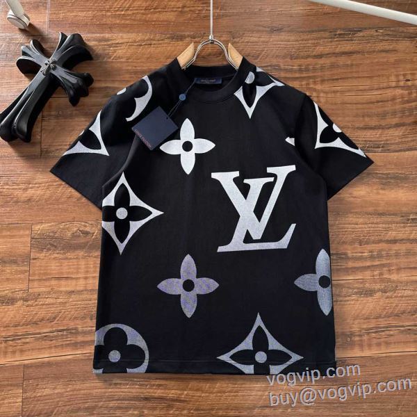 2025春夏新作 半袖Tシャツ 2色可選 LV338 最高N級ブランドコピー ルイ ヴィトン LOUIS VUITTON 大好評