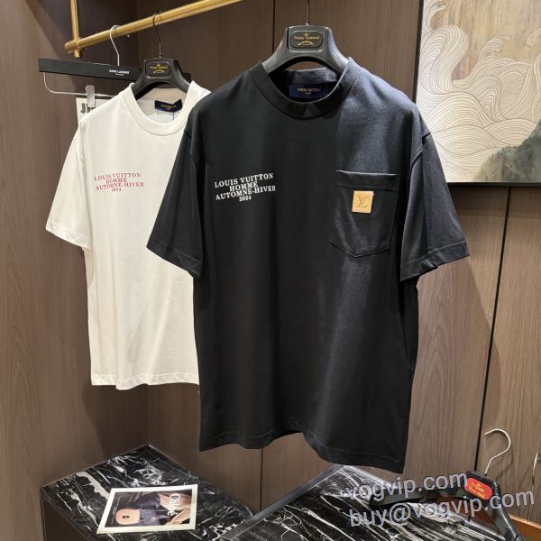 2025激安大特価爆買い ルイ ヴィトン LOUIS VUITTON 半袖Tシャツ ブランドコピー 2色可選 LV344 ずっと人気?