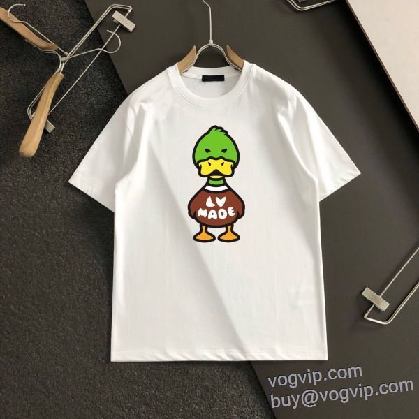 ルイ ヴィトン LOUIS VUITTON 2025驚きの破格値大得価 半袖Tシャツ コピー ブランド 2色可選 LV347 モデル大絶賛?