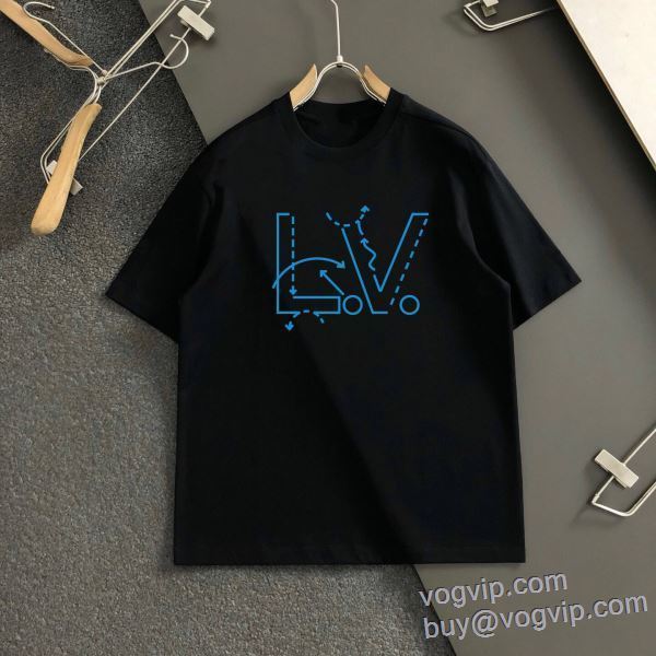 2025人気定番HOT ルイ ヴィトン LOUIS VUITTON コピーブランド 半袖Tシャツ 2色可選 LV360 【人気ブログ掲載】