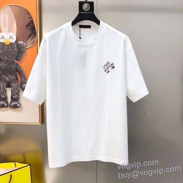 2025数量限定格安 ルイ ヴィトン ブランドコピー 半袖Tシャツ 2色可選 LV364 大人キレイに仕立てる