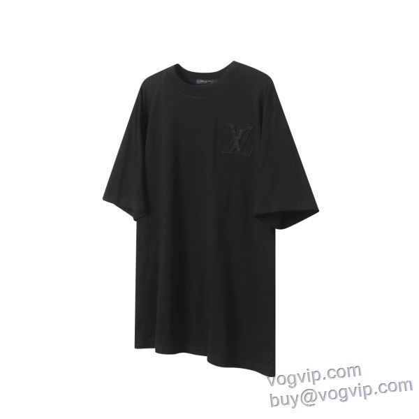 半袖Tシャツ 強い魅力を感じる一枚 2色可選 ルイ ヴィトン コピー ブランド 2025数量限定格安 LV366