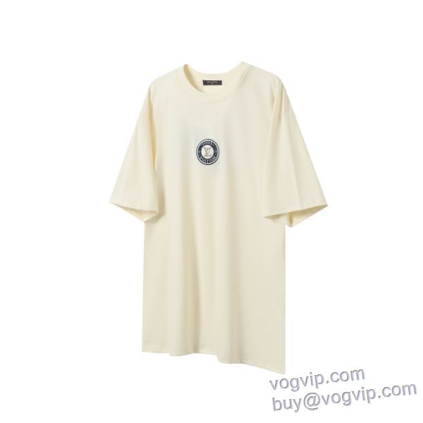 個性的なデザイン ルイ ヴィトン コピーブランド 半袖Tシャツ LV369 2025限定セール新品