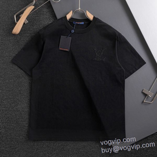 2025新商品！ ルイ ヴィトン スーパーコピー 絶対オススメ? 半袖Tシャツ 3色可選 LV371