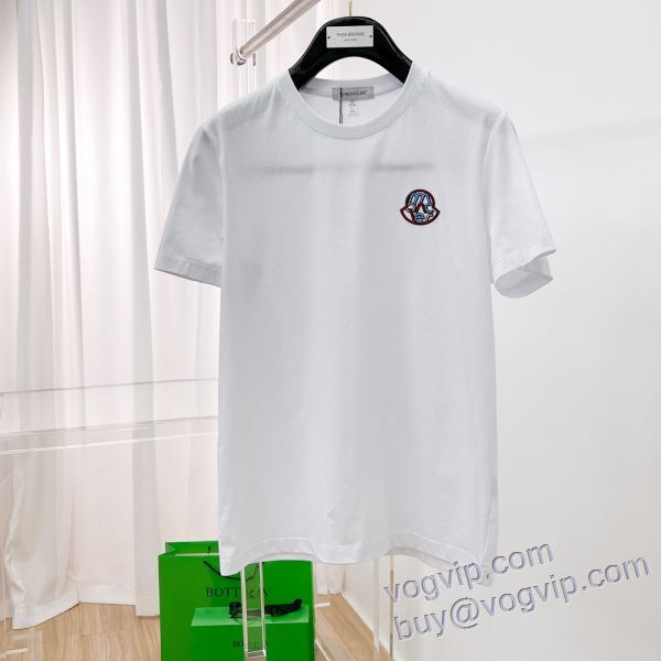 豊富なサイズ モンクレール ブランド 偽物 通販 2025最新入荷 半袖Tシャツ 3色可選