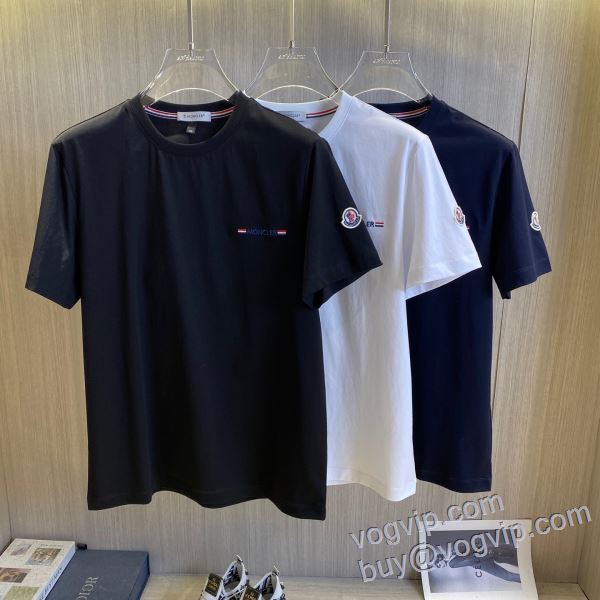 高品質 人気 モンクレール コピーブランド 半袖Tシャツ 3色可選 2025最新入荷