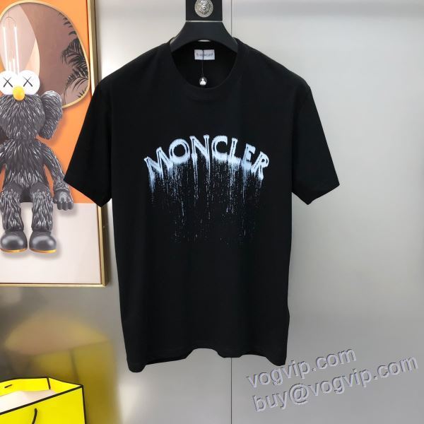 2025春夏季超人気 モンクレール ブランドスーパーコピー 個性的なデザ 半袖Tシャツ 2色可選