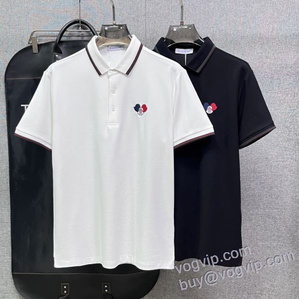 2025HOT本物保証 モンクレール MONCLER スーパーコピー 激安 半袖ポロシャツ 2色可選 人気ブランド