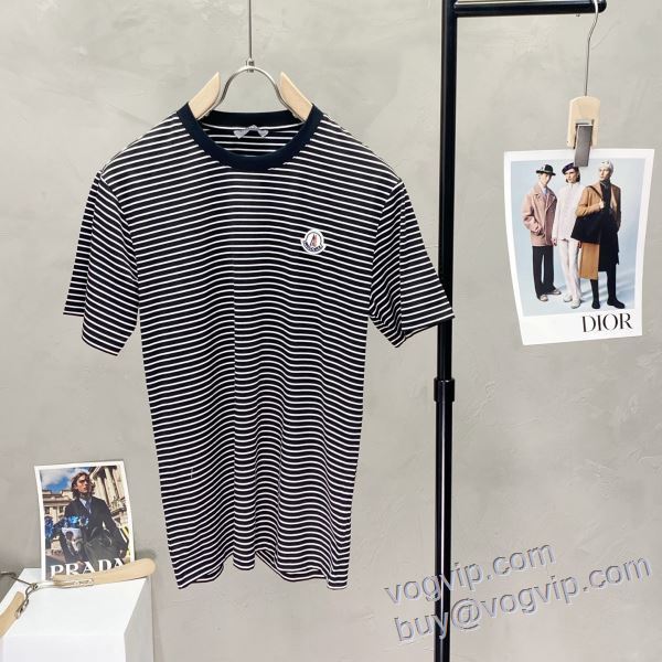 極上の着心地 MONCLER スーパーコピー 2025HOT本物保証 モンクレール 半袖Tシャツ