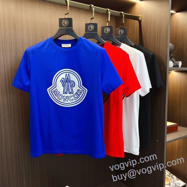 2025お得セール 半袖Tシャツ 4色可選 モンクレール MONCLER ブランドコピー代引き専門店 お洒落に魅せる