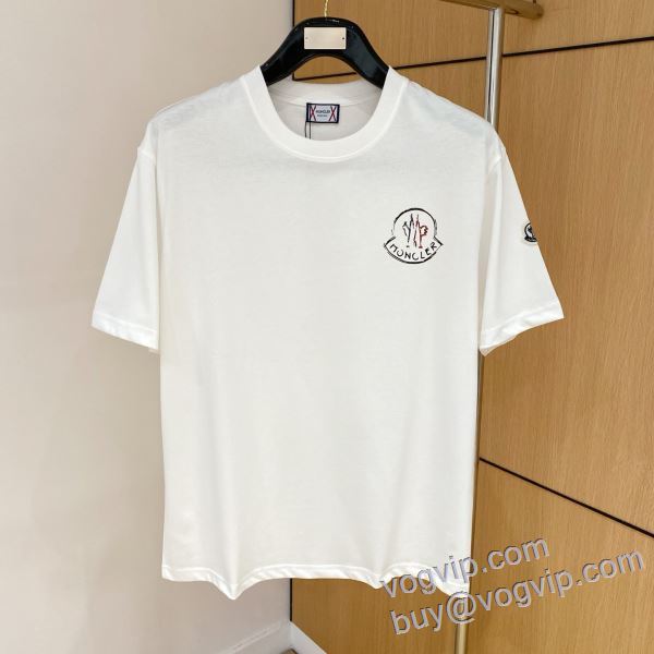 2025お買い得限定セール モンクレール MONCLER 存在感のある 半袖Tシャツ 2色可選 人気スーパーコピーブランド