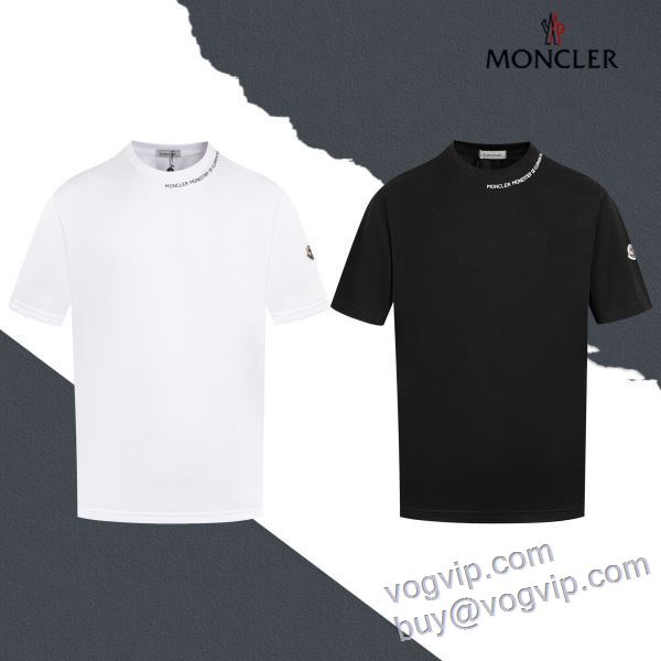 モンクレール MONCLER 2025爆買い大人気 vogブランド コピー 優良店 コスパ最高のプライス 半袖Tシャツ 2色可選