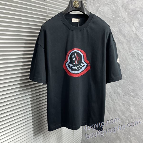 ファション性の高い モンクレール MONCLER 2025超激得安い 半袖Tシャツ 2色可選 高品質なスーパーコピー商品