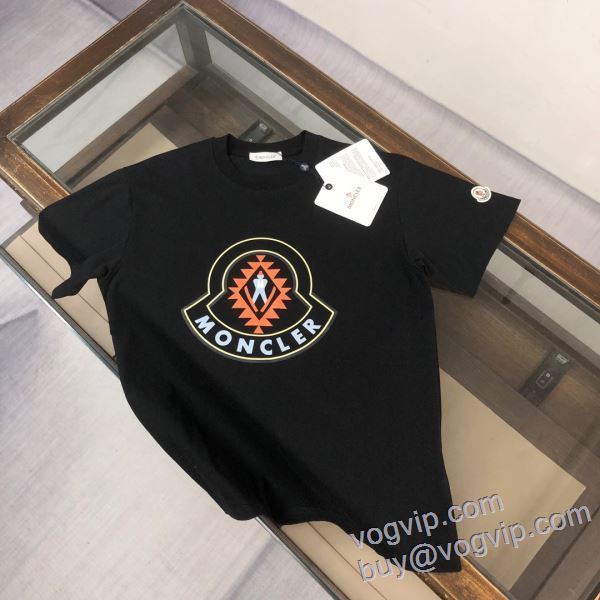 半袖Tシャツ 今一番HOTな新品  モンクレール 偽物ブランド 2025春夏季新作 2色可選