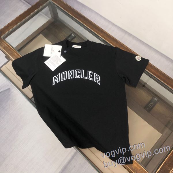 シックスタイルに活躍 MONCLER ブランドコピー 2025高級品 通販 モンクレール 半袖Tシャツ 2色可選