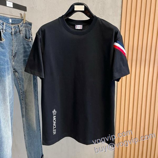 モンクレール MONCLER コピー 2025春夏に最も需要のある 半袖Tシャツ 2色可選