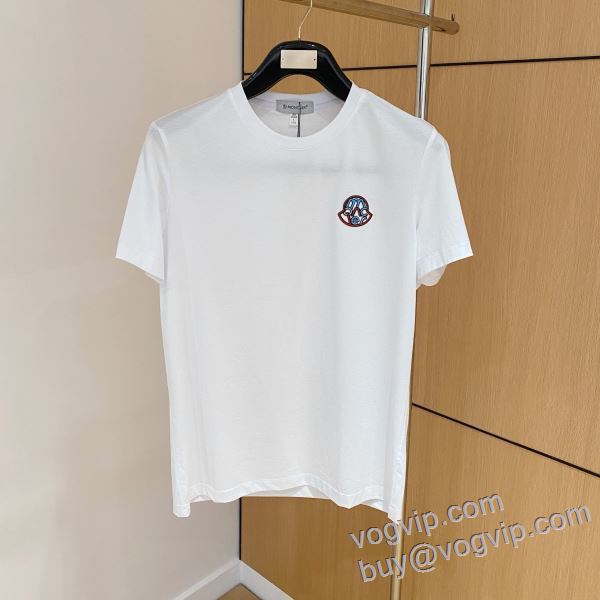 2025割引セール モンクレール MONCLER ブランド 偽物 通販 半袖Tシャツ 2色可選 一番人気の新作はこれ