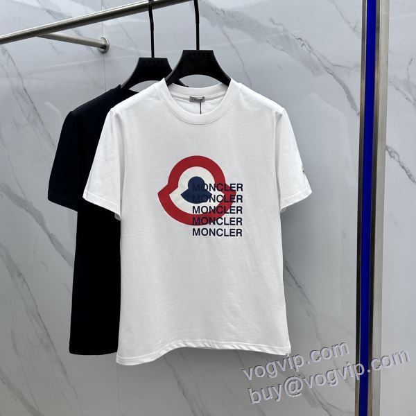 抜群な楽チン感ある大定番 モンクレール 2025割引セール 半袖Tシャツ 2色可選 MONCLER スーパーコピー 激安