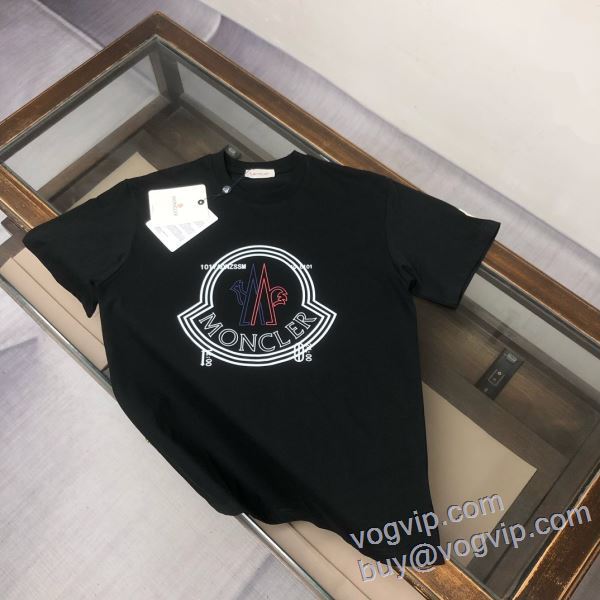 活用できるアイテム VOGブランドスーパーコピー 2025驚きの破格値本物保証 半袖Tシャツ モンクレール MONCLER 2色可選