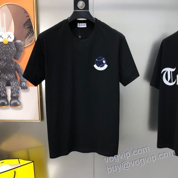 2025品質保証大人気 スーパーコピー信用できるサイト 落ち着いた質感 モンクレール MONCLER 半袖Tシャツ 2色可選
