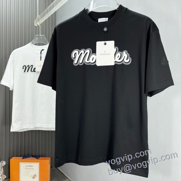 半袖Tシャツ VOGコピー モンクレール MONCLER 2025新作登場 2色可選 優しい色合い