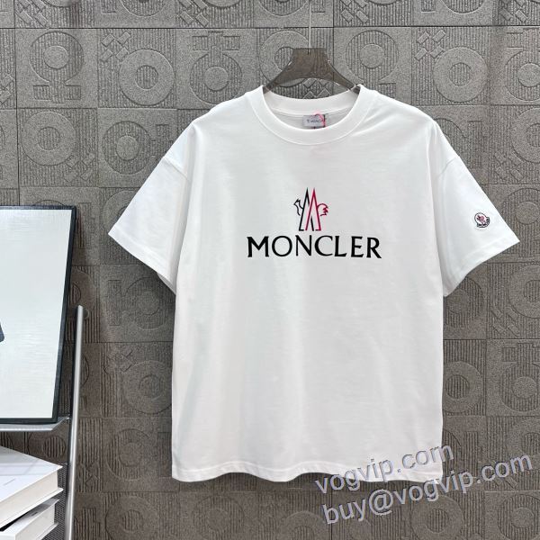 最大級ブランドコピー通販優良店 機能性?耐久性抜群 モンクレール MONCLER 半袖Tシャツ 2色可選 2025人気セール高品質