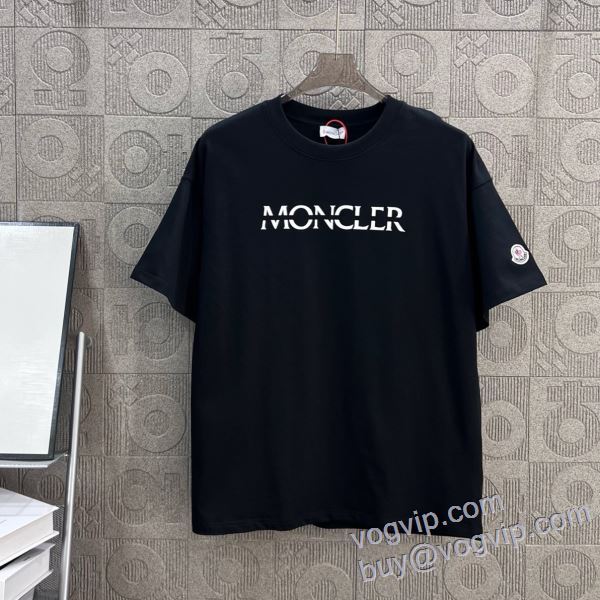 スーパーブランドコピー品質保証 2025人気セール高品質 モンクレール MONCLER 半袖Tシャツ 2色可選 柔らかな質感