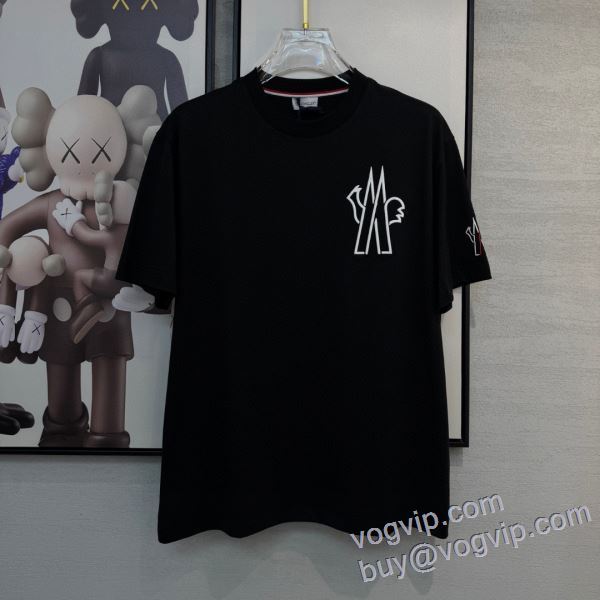 魅惑 モンクレール MONCLERブランドコピー 2025年モデル入荷 半袖Tシャツ 2色可選