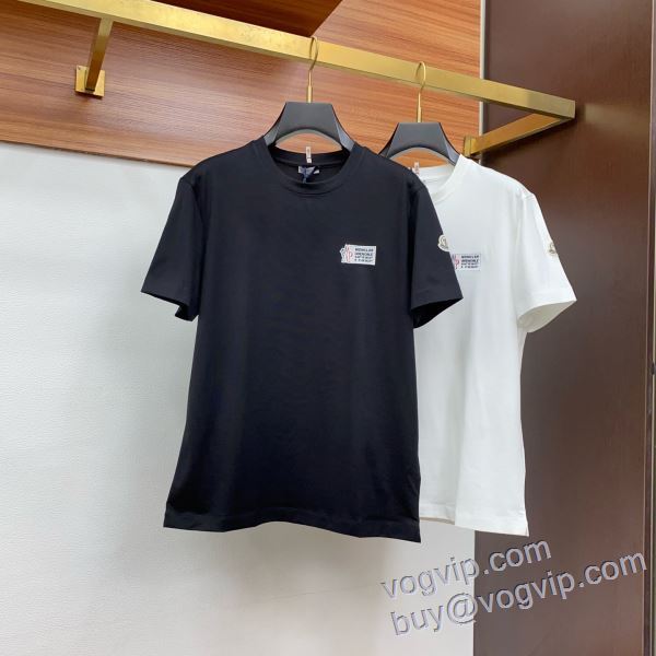 モデル大絶賛? モンクレール MONCLER 半袖Tシャツ コピー 2色可選 2025新作品