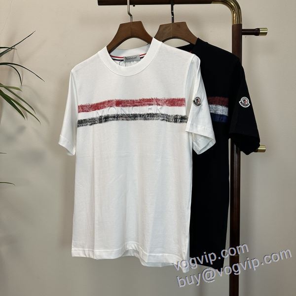 2025 高品質 半袖Tシャツ モンクレール MONCLER コピー ブランド 2色可選