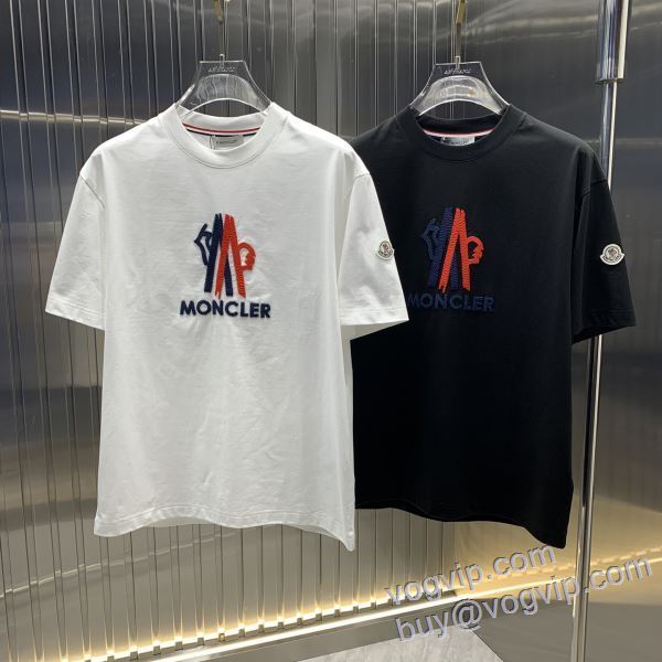 モンクレール MONCLER 2025HOTお買い得 半袖Tシャツ スーパーコピー 2色可選 大好評?