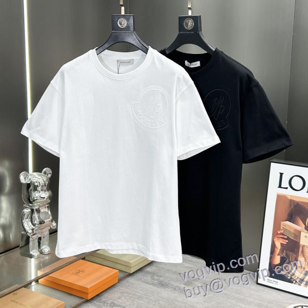 ブランドコピー 2025HOTお買い得 半袖Tシャツ 2色可選 モンクレール MONCLER 肌触りの気持ちい?