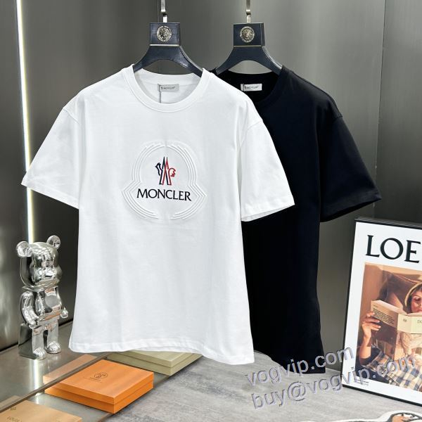 スーパーコピー モンクレール MONCLER 2025HOT新作登場 半袖Tシャツ 2色可選 セレブ風
