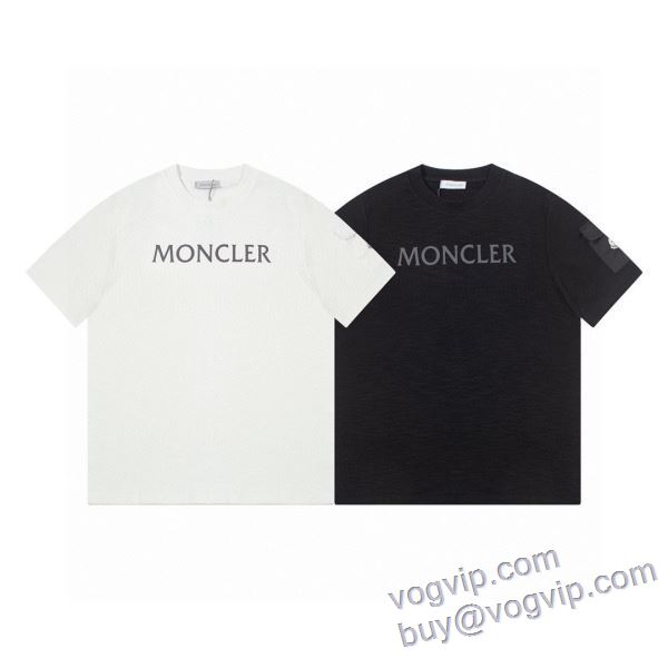 【人気ブログ掲載】 半袖Tシャツ スーパーコピー 激安 モンクレール MONCLER 2025HOT新作登場 2色可選